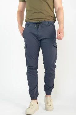 Le Temps des Cerises Pantalon Cargo Vedje Bleu Marine-Homme Pantalons & Chinos