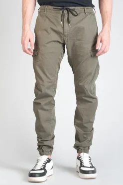 Le Temps des Cerises Pantalon Cargo Vedje Kaki-Homme Pantalons & Chinos