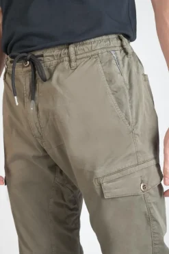 Le Temps des Cerises Pantalon Cargo Vedje Kaki-Homme Pantalons & Chinos