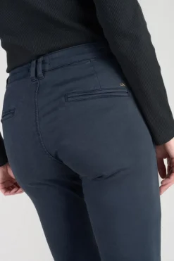 Le Temps des Cerises Pantalon Chino Dyli4 Bleu Nuit-Femme Pantalons & Chinos