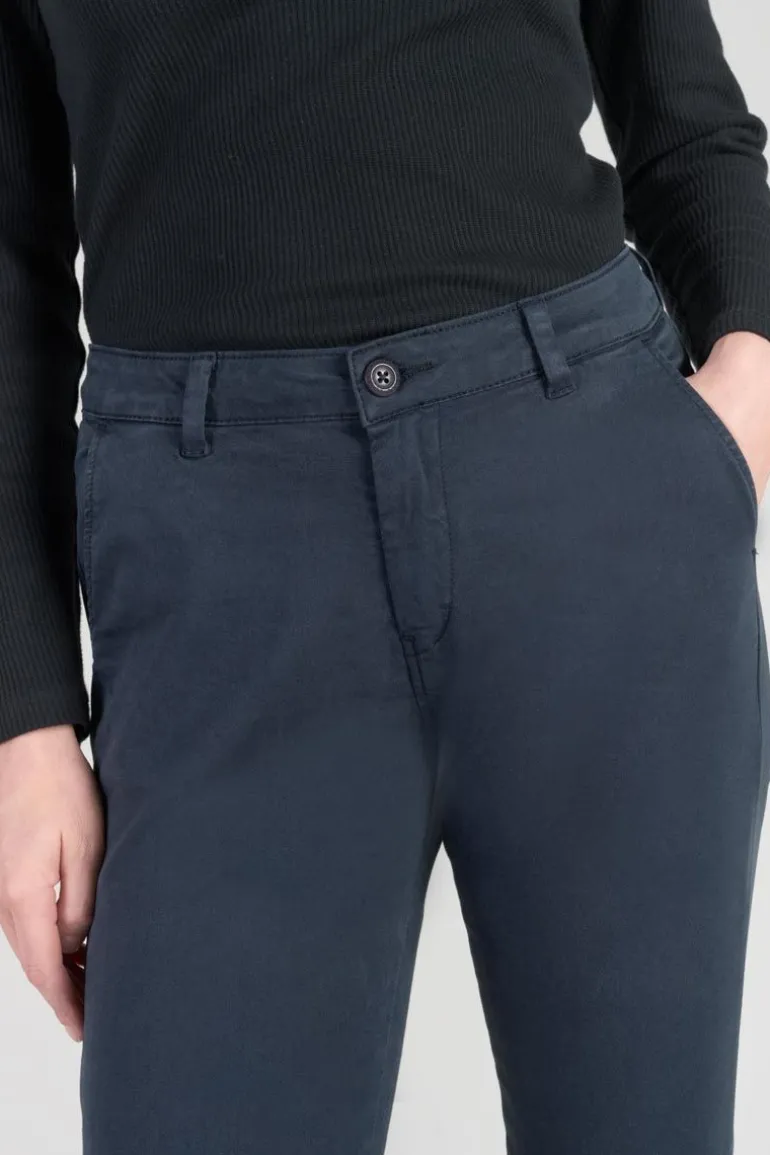 Le Temps des Cerises Pantalon Chino Dyli4 Bleu Nuit-Femme Pantalons & Chinos