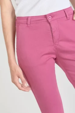 Le Temps des Cerises Pantalon Chino Dyli3 Fuchsia-Femme Pantalons & Chinos