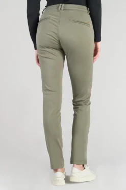 Le Temps des Cerises Pantalon Chino Dyli4 Kaki-Femme Pantalons & Chinos