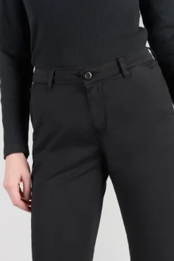 Le Temps des Cerises Pantalon Chino Dyli4 Noir-Femme Pantalons & Chinos
