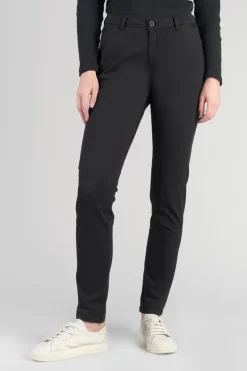 Le Temps des Cerises Pantalon Chino Dyli4 Noir-Femme Pantalons & Chinos