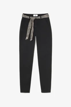 Le Temps des Cerises Pantalon Chino Dyli4 Noir-Femme Pantalons & Chinos