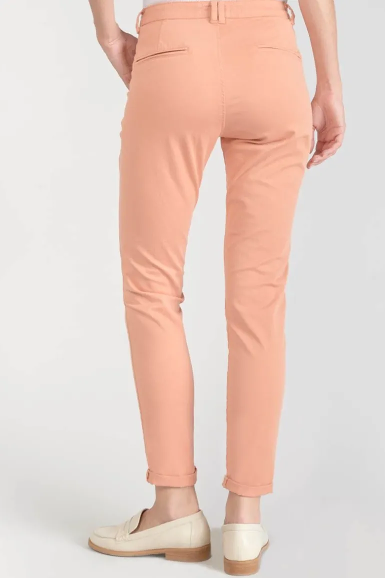 Le Temps des Cerises Pantalon Chino Dyli3 Peche-Femme Pantalons & Chinos