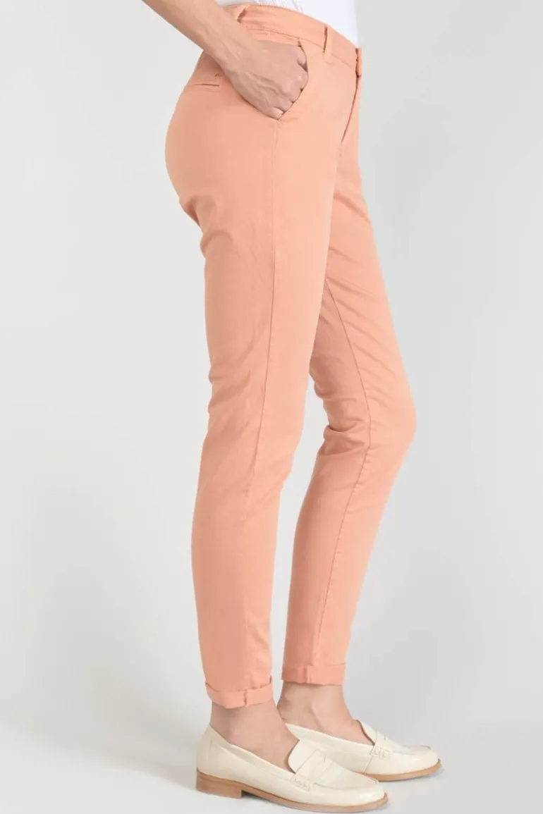 Le Temps des Cerises Pantalon Chino Dyli3 Peche-Femme Pantalons & Chinos