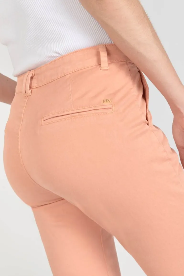 Le Temps des Cerises Pantalon Chino Dyli3 Peche-Femme Pantalons & Chinos
