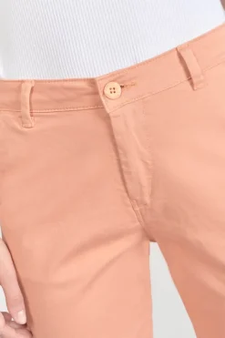 Le Temps des Cerises Pantalon Chino Dyli3 Peche-Femme Pantalons & Chinos