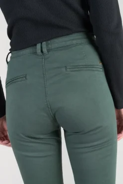 Le Temps des Cerises Pantalon Chino Dyli4 Vert Bouteille-Femme Pantalons & Chinos