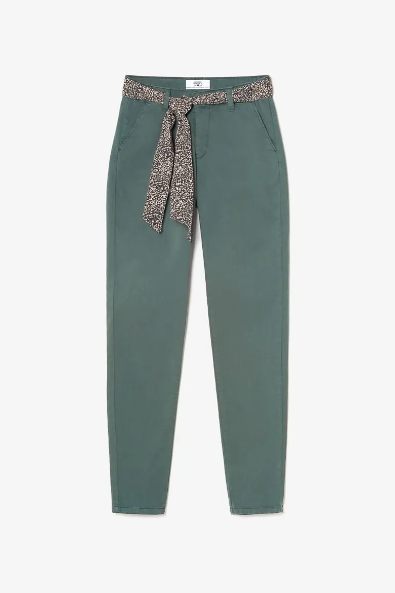 Le Temps des Cerises Pantalon Chino Dyli4 Vert Bouteille-Femme Pantalons & Chinos