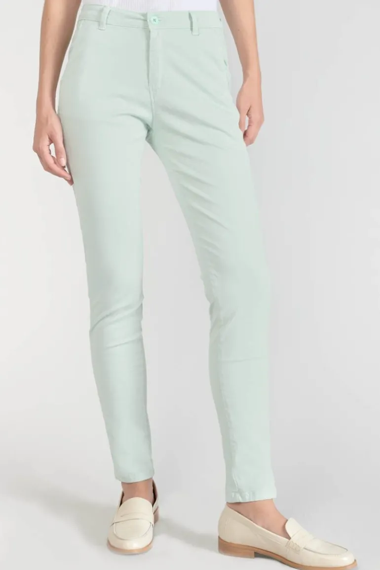 Le Temps des Cerises Pantalon Chino Dyli3 Vert D'Eau-Femme Pantalons & Chinos