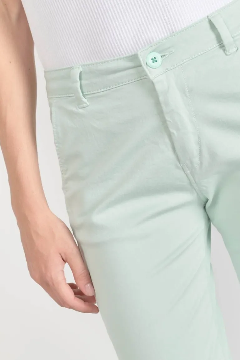 Le Temps des Cerises Pantalon Chino Dyli3 Vert D'Eau-Femme Pantalons & Chinos