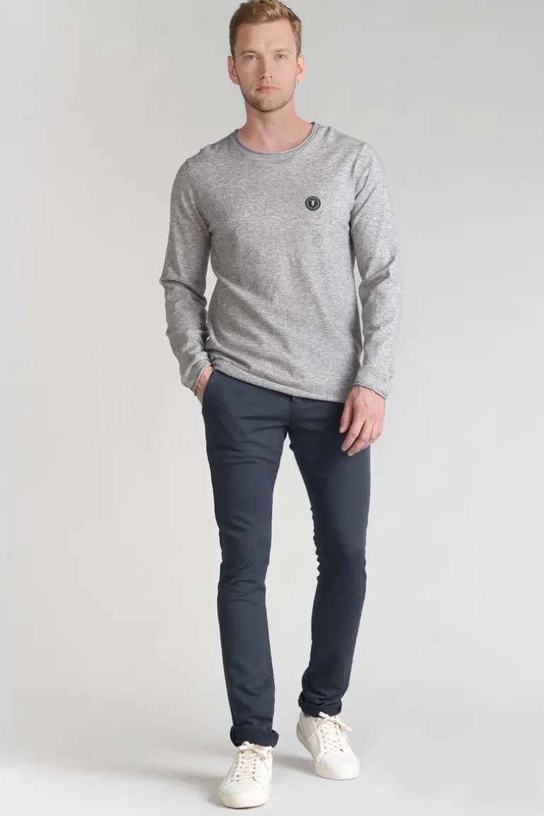 Le Temps des Cerises Pantalon Chino Jogg Kurt Marine-Homme Pantalons & Chinos