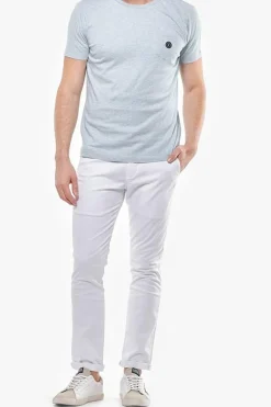 Le Temps des Cerises Pantalon Chino Slim Jas Blanc-Homme Pantalons & Chinos