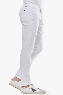 Le Temps des Cerises Pantalon Chino Slim Jas Blanc-Homme Pantalons & Chinos