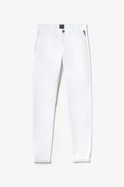 Le Temps des Cerises Pantalon Chino Slim Jas Blanc-Homme Pantalons & Chinos