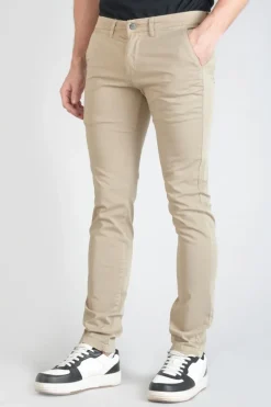 Le Temps des Cerises Pantalon Chino Slim Jas Beige-Homme Pantalons & Chinos