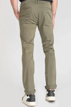 Le Temps des Cerises Pantalon Chino Slim Jas Kaki-Homme Pantalons & Chinos