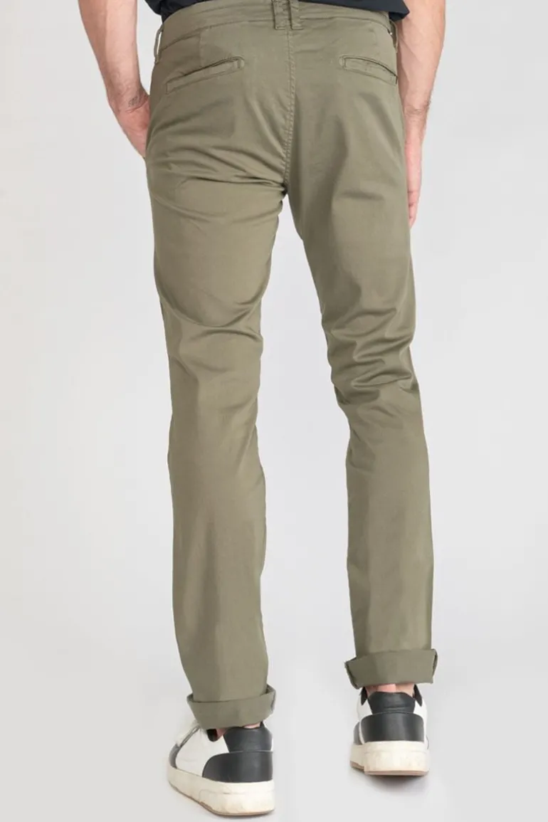 Le Temps des Cerises Pantalon Chino Slim Jas Kaki-Homme Pantalons & Chinos