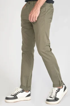 Le Temps des Cerises Pantalon Chino Slim Jas Kaki-Homme Pantalons & Chinos