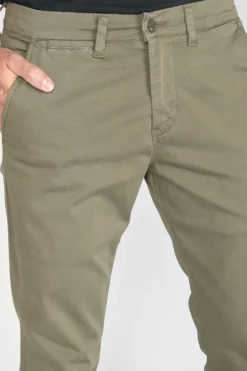 Le Temps des Cerises Pantalon Chino Slim Jas Kaki-Homme Pantalons & Chinos