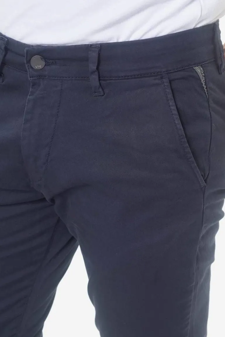 Le Temps des Cerises Pantalon Chino Slim Jas Marine-Homme Pantalons & Chinos