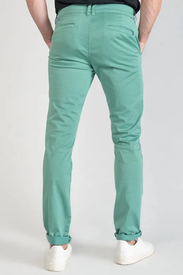 Le Temps des Cerises Pantalon Chino Slim Jas Vert D'Eau-Homme Pantalons & Chinos