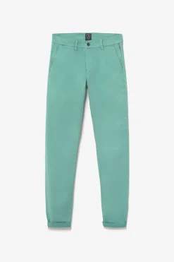 Le Temps des Cerises Pantalon Chino Slim Jas Vert D'Eau-Homme Pantalons & Chinos