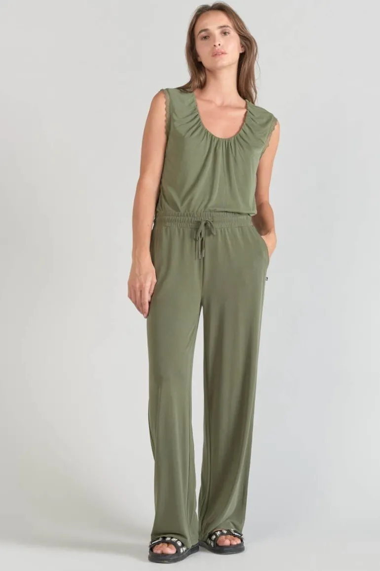 Le Temps des Cerises Pantalon Fluide Judi Kaki-Femme Pantalons & Chinos