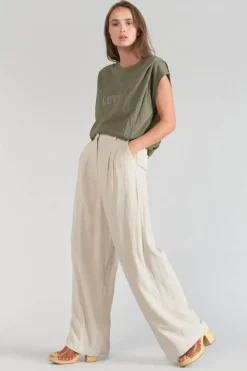 Le Temps des Cerises Pantalon Sagua Sable-Femme Pantalons & Chinos