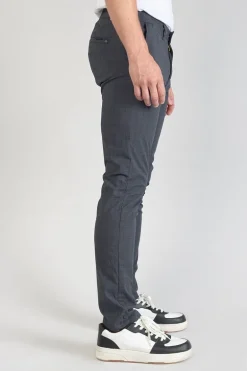 Le Temps des Cerises Pantalon Skunk A Carreaux Bleus-Homme Pantalons & Chinos