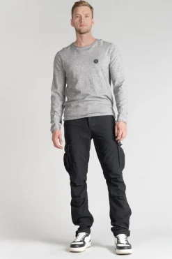 Le Temps des Cerises Pantalon Treillis Mirado Noir-Homme Pantalons & Chinos