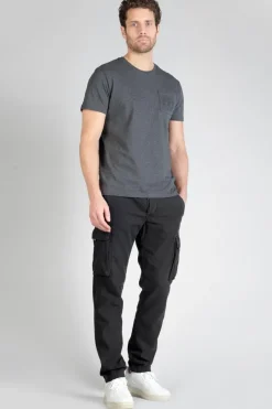 Le Temps des Cerises Pantalon Treillis Sami Noir-Homme Pantalons & Chinos
