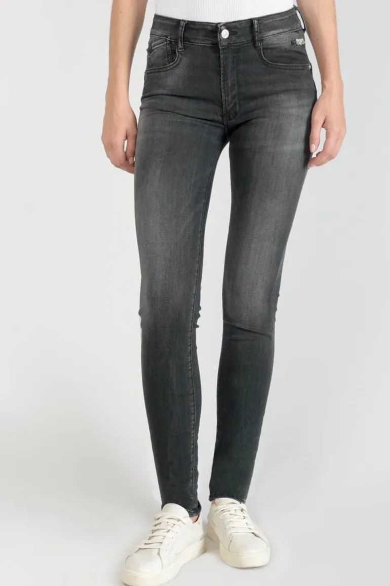 Le Temps des Cerises Peak Pulp Slim Taille Haute Jeans Noir N°1-Femme Coupe Slim