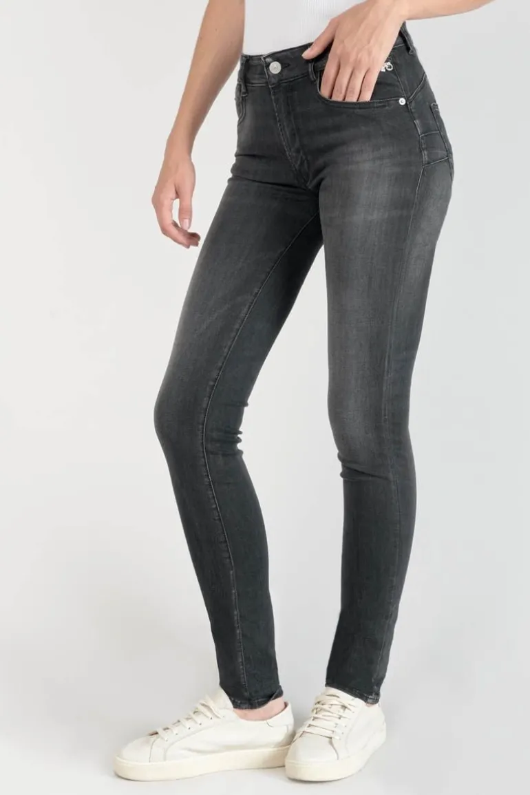 Le Temps des Cerises Peak Pulp Slim Taille Haute Jeans Noir N°1-Femme Coupe Slim