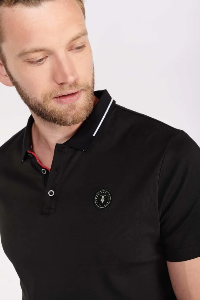 Le Temps des Cerises Polo Aron Noir-Homme T-Shirts & Polos