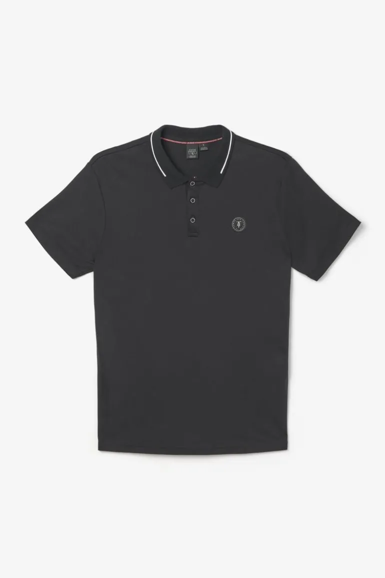 Le Temps des Cerises Polo Aron Noir-Homme T-Shirts & Polos