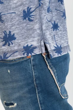 Le Temps des Cerises Polo Chevy A Motif Palmier-Homme T-Shirts & Polos