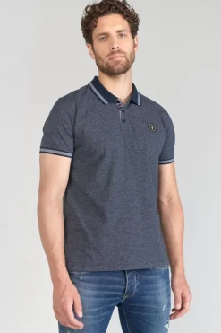 Le Temps des Cerises Polo Drime A Rayures Bleu Marine-Homme T-Shirts & Polos
