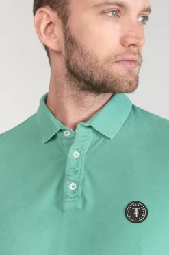 Le Temps des Cerises Polo Dylon Vert D'Eau-Homme T-Shirts & Polos