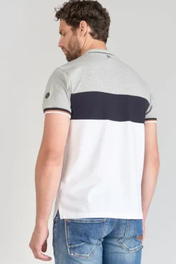 Le Temps des Cerises Polo Leos Tricolore-Homme T-Shirts & Polos