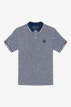 Le Temps des Cerises Polo Polar En Jersey Chine Bleu Marine-Homme T-Shirts & Polos