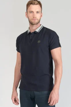Le Temps des Cerises Polo Ramel Bleu Nuit-Homme T-Shirts & Polos