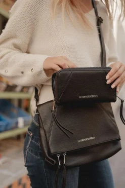 Le Temps des Cerises Portefeuille Loren Noir-Femme Sacs & Portefeuilles