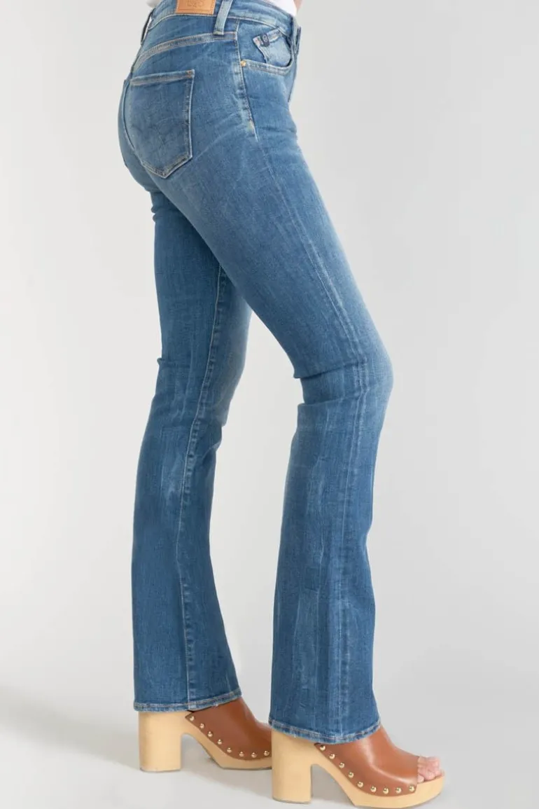 Le Temps des Cerises Power Bootcut Jeans Bleu N°3-Femme Coupe Flare / Bootcut