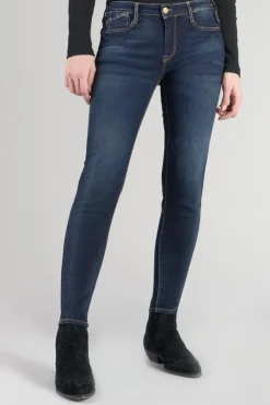 Le Temps des Cerises Power Skinny 7/8Eme Jeans Bleu N°1-Femme Coupe Skinny