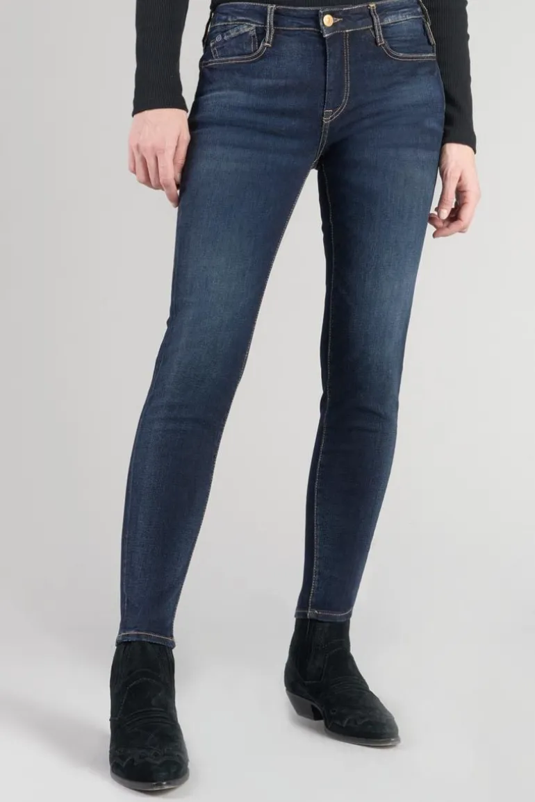 Le Temps des Cerises Power Skinny 7/8Eme Jeans Bleu N°1-Femme Coupe Skinny