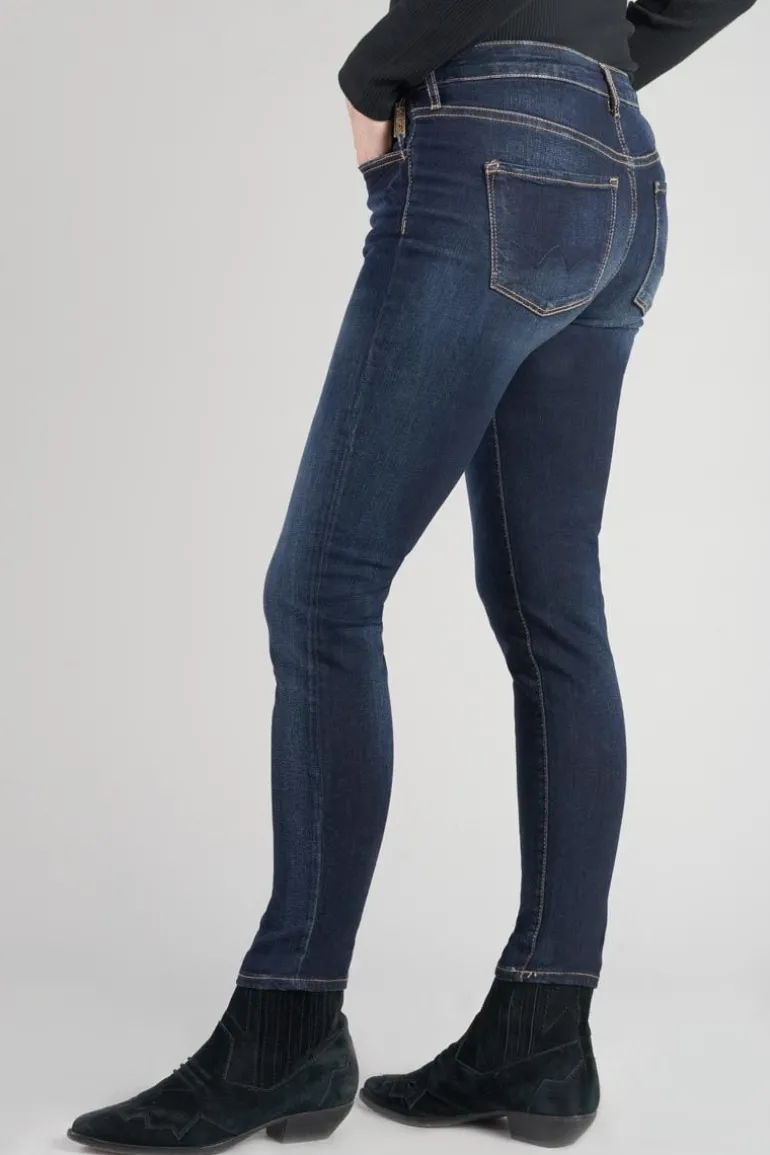 Le Temps des Cerises Power Skinny 7/8Eme Jeans Bleu N°1-Femme Coupe Skinny